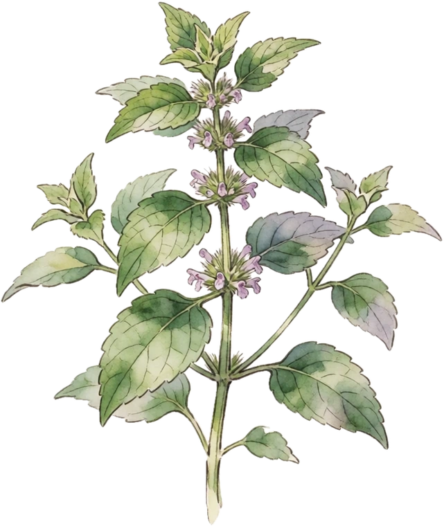 Botanical illustration of Anise Hyssop