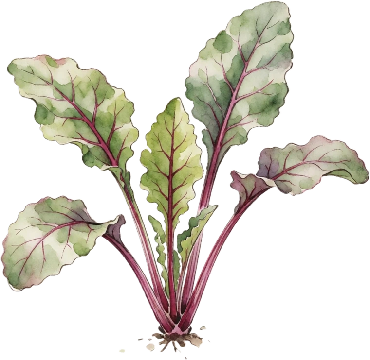 Botanical illustration of Beet