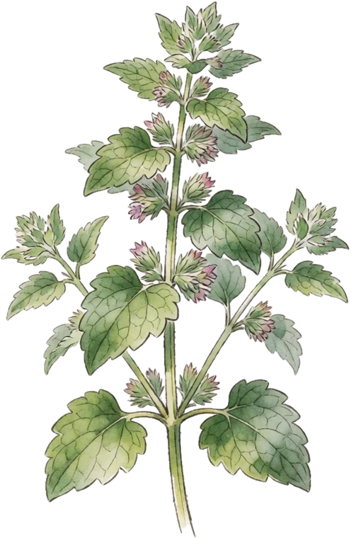 Botanical illustration of Catnip
