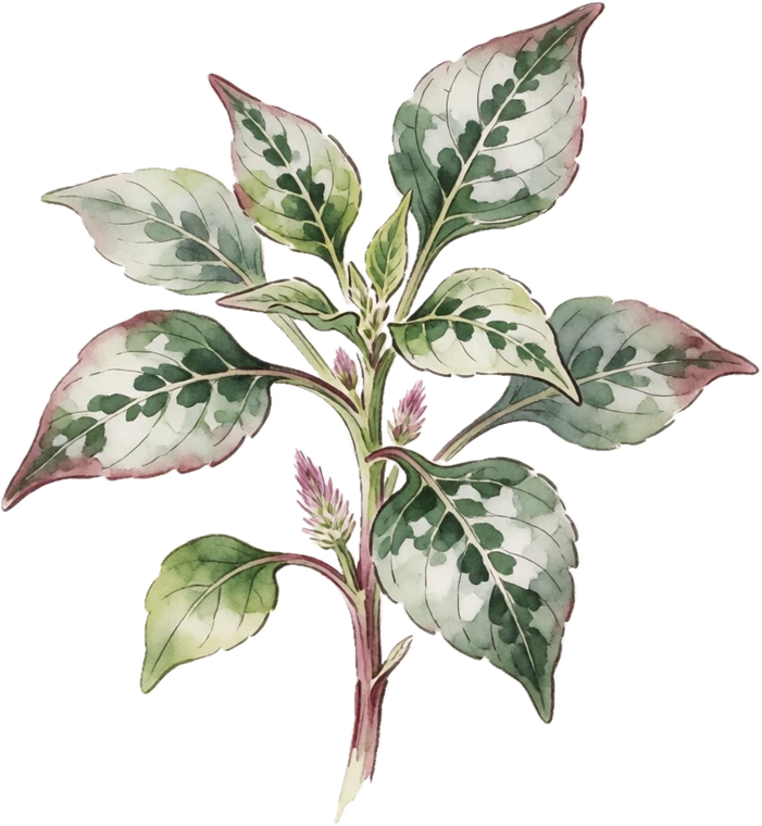 Botanical illustration of Celosia
