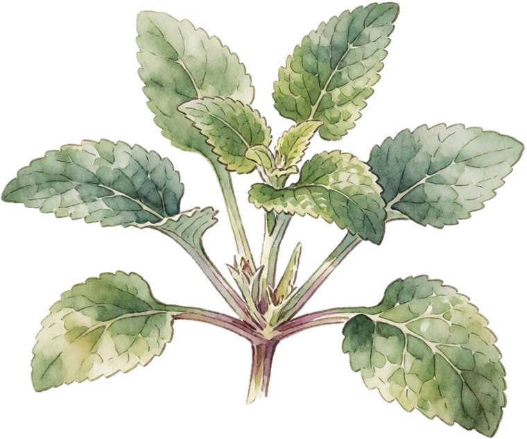 Botanical illustration of Chinese Artichoke (Crosne)