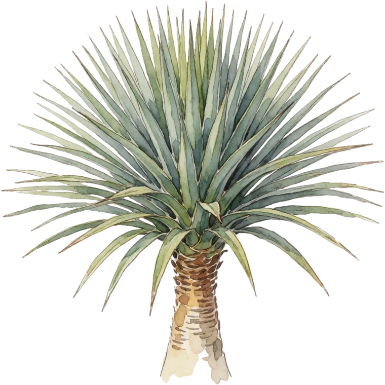 Botanical illustration of Dragon Tree