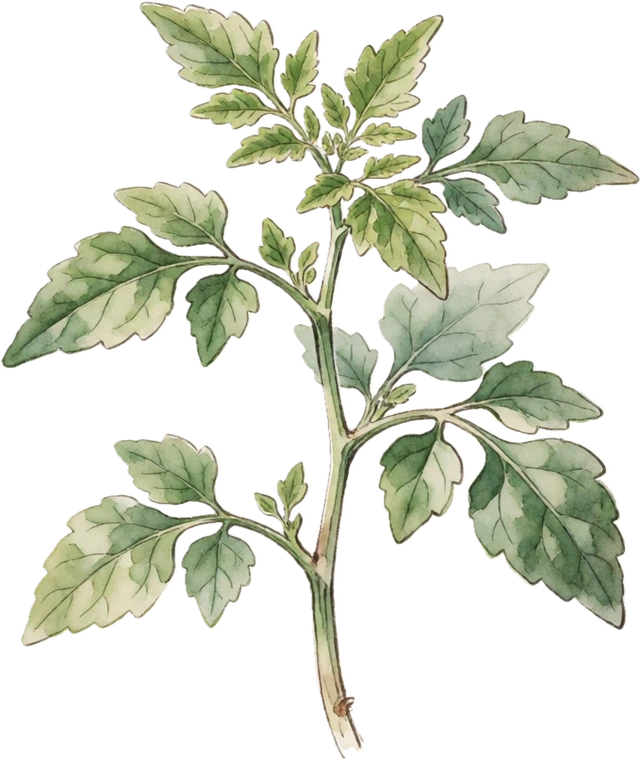 Botanical illustration of Epazote