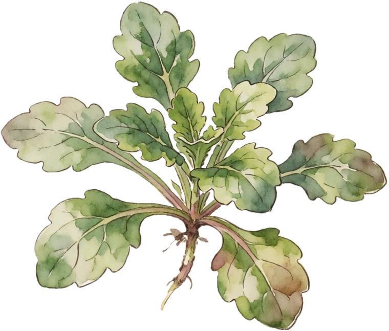 Botanical illustration of Good King Henry