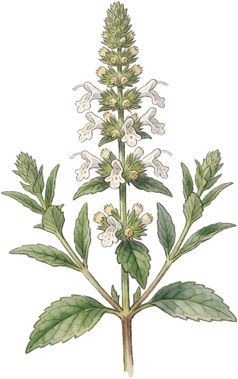 Botanical illustration of Hyssop