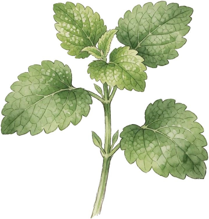 Botanical illustration of Lemon Balm
