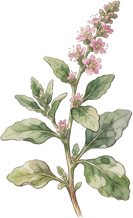 Botanical illustration of Orach (Mountain Spinach)