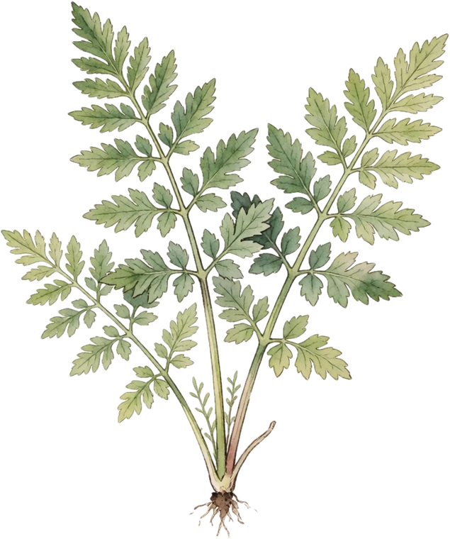 Botanical illustration of Parsnip