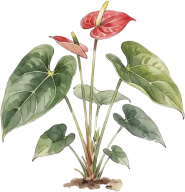 Anthurium (Flamingo Flower)