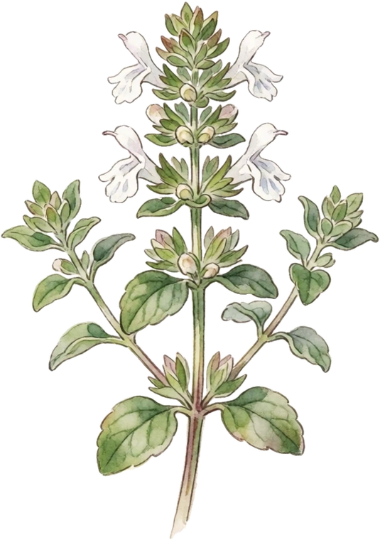 Botanical illustration of Winter Savory