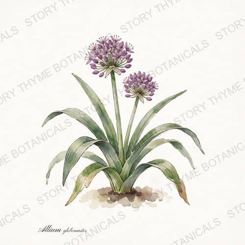 Ornamental Allium — a print from the Plant Library collection