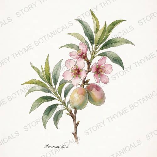 Almond — a print from the Plant Library collection