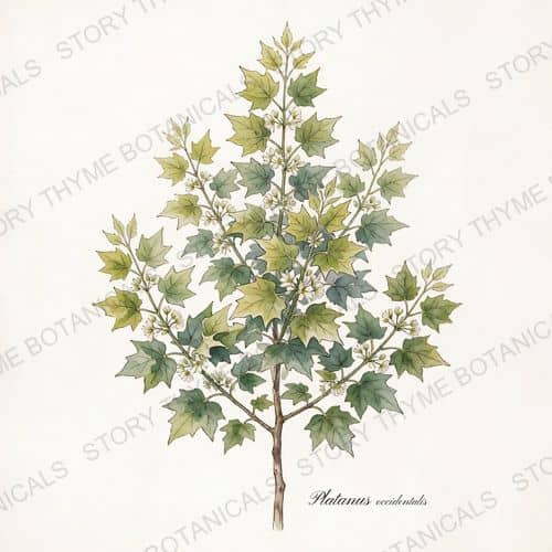 American Sycamore — a print from the Plant Library collection