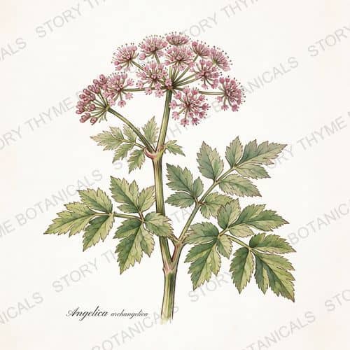Angelica — a print from the Plant Library collection