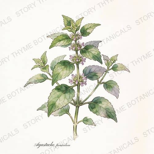 Anise Hyssop — a print from the Plant Library collection