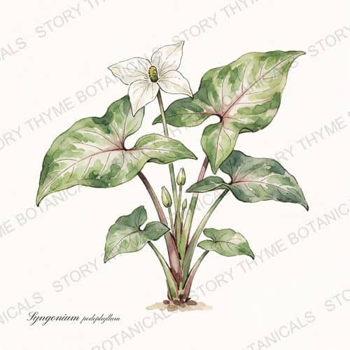 Arrowhead Plant — a print from the Plant Library collection