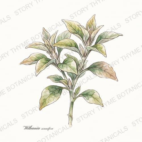 Ashwagandha — a print from the Plant Library collection