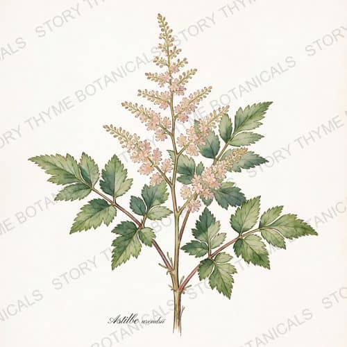 Astilbe — a print from the Plant Library collection