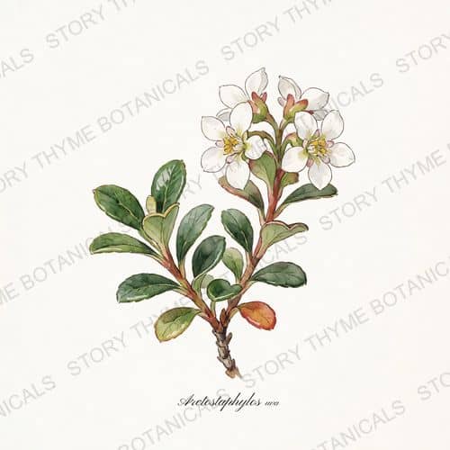 Bearberry (Kinnikinnick) — a print from the Plant Library collection