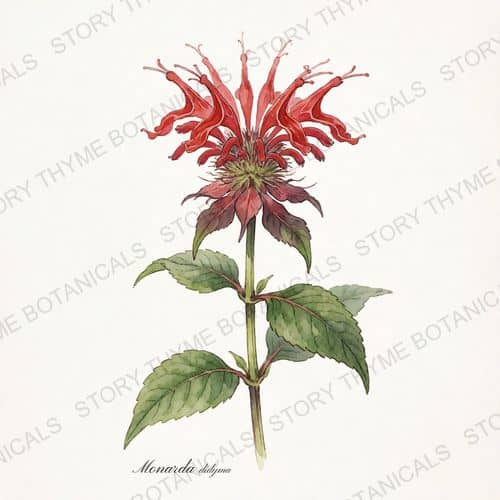 Bee Balm — a print from the Plant Library collection
