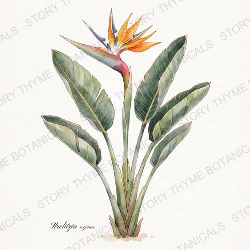 Bird of Paradise — a print from the Plant Library collection