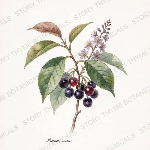 Black Cherry — a print from the Plant Library collection