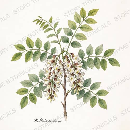 Black Locust — a print from the Plant Library collection