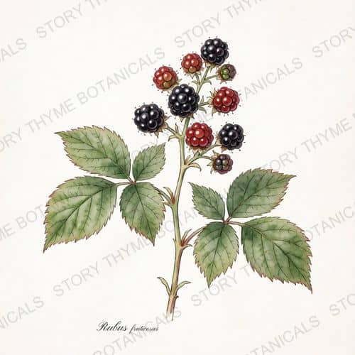 Blackberry — a print from the Plant Library collection