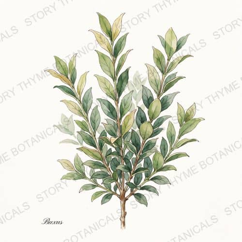 Boxwood — a print from the Plant Library collection