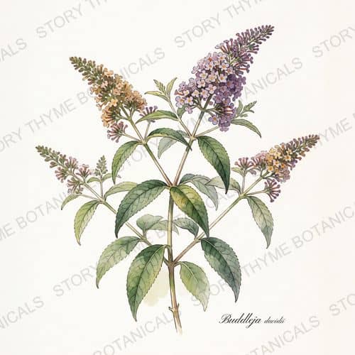 Butterfly Bush — a print from the Plant Library collection