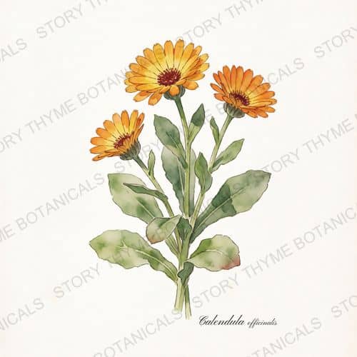 Calendula — a print from the Plant Library collection