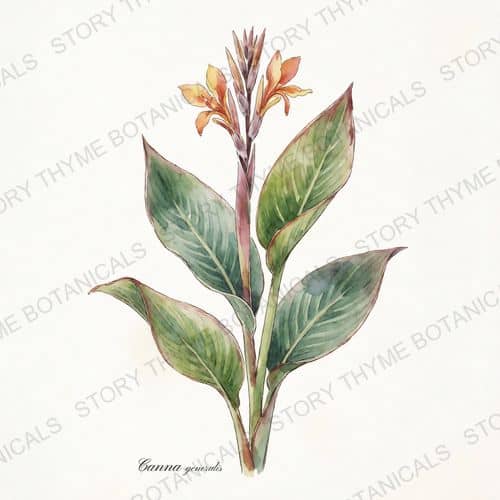 Canna Lily — a print from the Plant Library collection