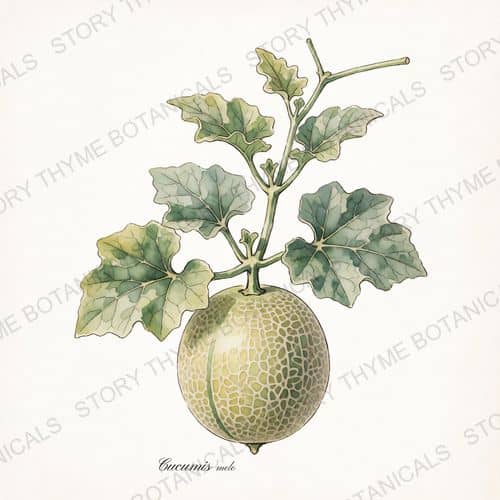 Cantaloupe — a print from the Plant Library collection