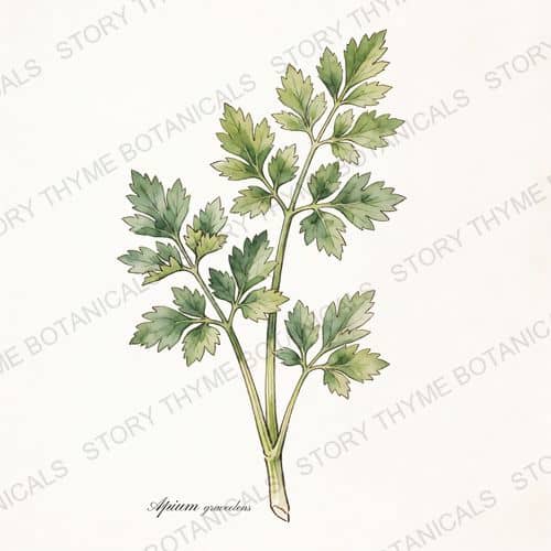 Celery — a print from the Plant Library collection