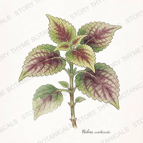 Coleus — a print from the Plant Library collection
