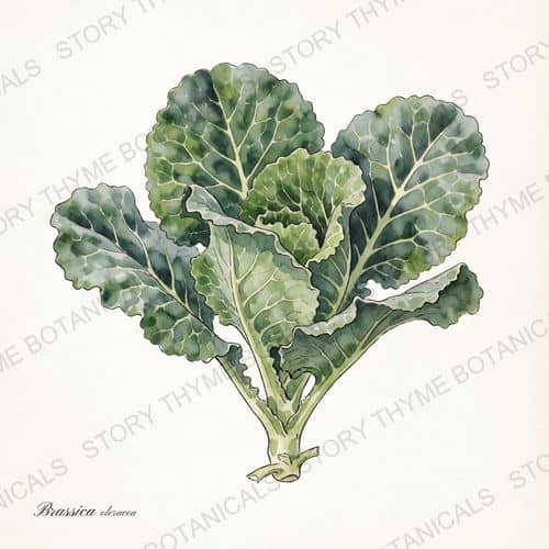 Collard Greens — a print from the Plant Library collection