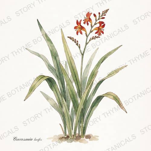 Crocosmia — a print from the Plant Library collection
