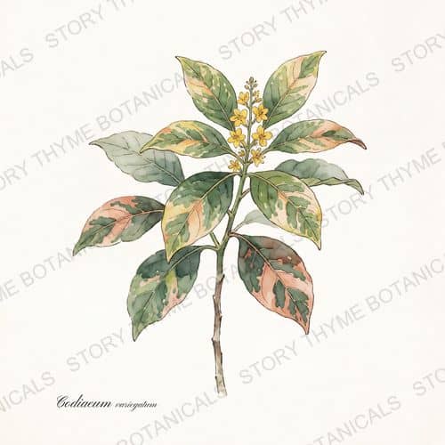 Croton — a print from the Plant Library collection