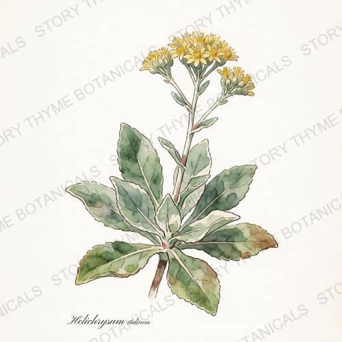 Curry Plant — a print from the Plant Library collection