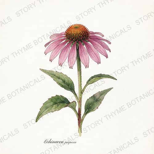 Echinacea — a print from the Plant Library collection