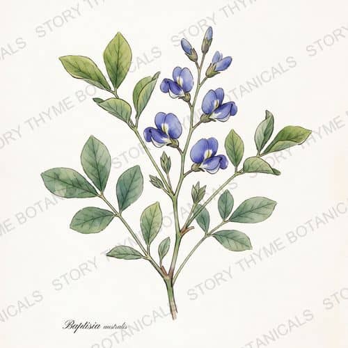 False Indigo (Baptisia) — a print from the Plant Library collection