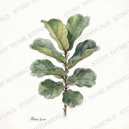 Fiddle-Leaf Fig — a print from the Plant Library collection