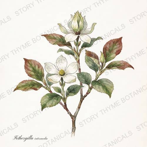 Fothergilla — a print from the Plant Library collection