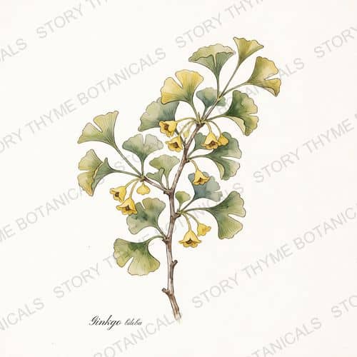 Ginkgo — a print from the Plant Library collection