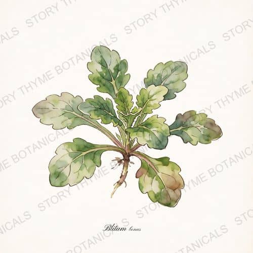 Good King Henry — a print from the Plant Library collection