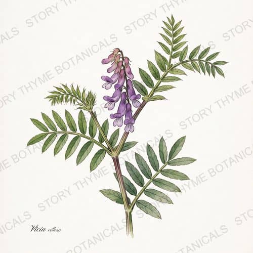 Hairy Vetch — a print from the Plant Library collection