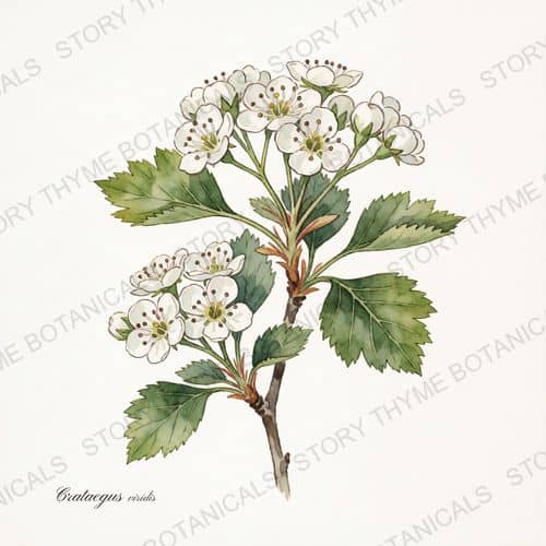 Hawthorn — a print from the Plant Library collection