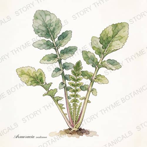 Horseradish — a print from the Plant Library collection
