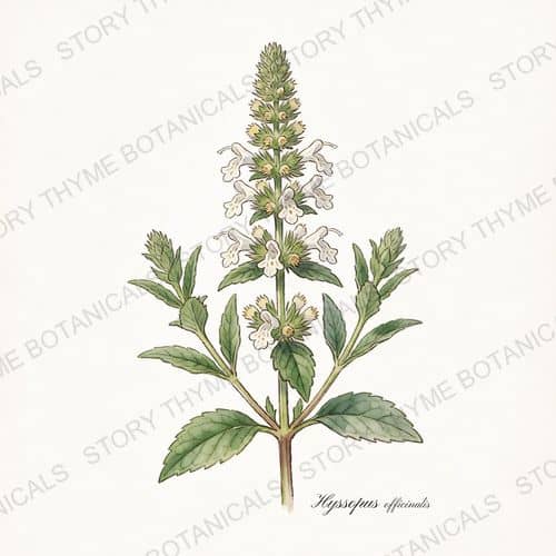 Hyssop — a print from the Plant Library collection