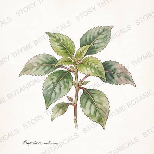 Impatiens — a print from the Plant Library collection
